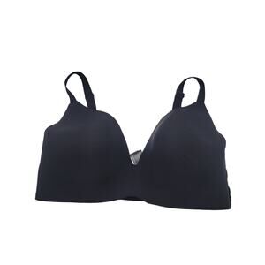 Amazon Essentials Black Full Figure Convertible Wire Free‎ T-Shirt Bra Size 38DD